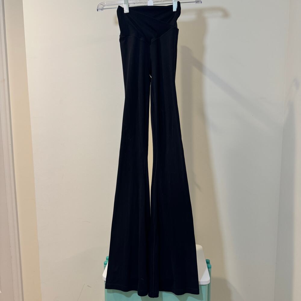 Aerie OFFLINE Real Me High Rise Flare Leggings Black XS